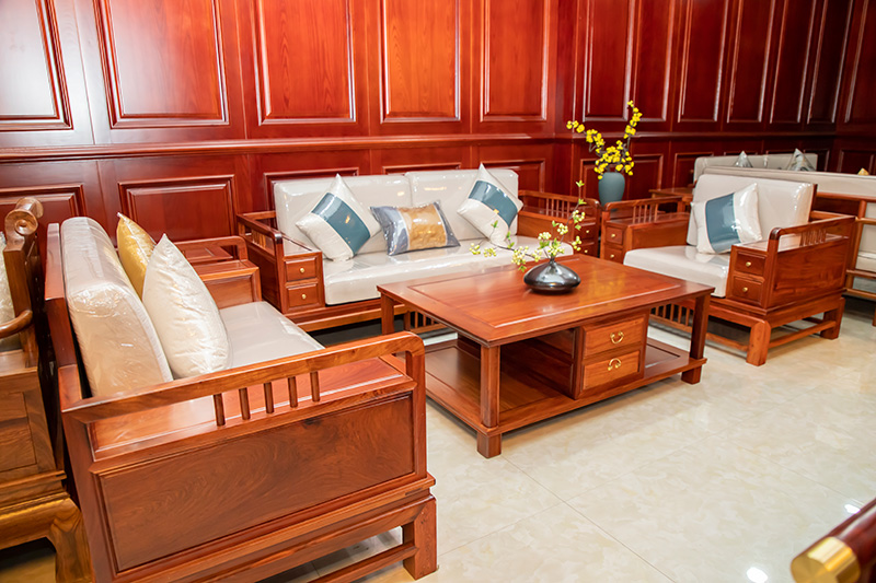 中式红木沙发（1人沙发、2人沙发、3人沙发、茶几）