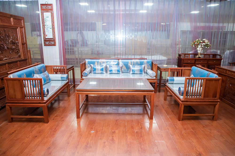 中式红木沙发（2人沙发、3人沙发、茶几）